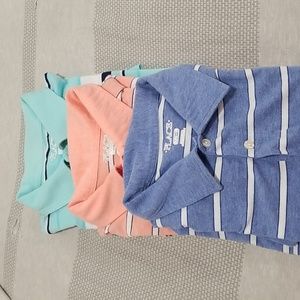 Spring striped collared shirts(3)